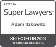 Rated By Super Lawyers | Adam Itzkowitz | Selected in 2023 | Thomson Reuters